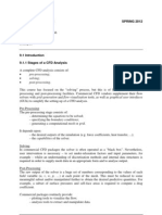 The CFD Process SPRING 2012: Pre-Processing Solving Post-Processing