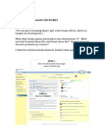 Worked Example BioMart Ensembl Tutorial