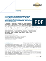 Proteins: Structure Note