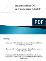 Standardization of Distribution Franchisee Model