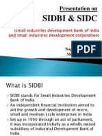 Sidbi & Sidc: Presentation On