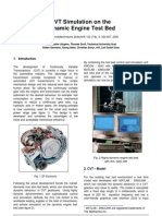 CVT Simulation On The Dynamic Engine Test Bed