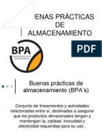 Buenas Prácticas de Almacenamiento