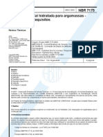 Abnt NBR 7175 - Cal Hidratada para Argamassas