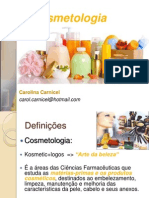 AULA 1 - Introdução Á Cosmetologia