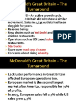 McDonald's Great Britain - The Turnaround