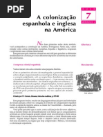 07 - A Colonização Espanhola e Inglesa Na América