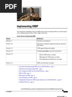 Implementing VRRP Cisco