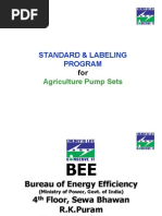 STANDARD & LABELING For Agricultural Pumpset