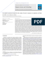 AUTODYN - 2010 - Miller - An Explicit Numerical Model For The Study of Snow's Response To Explosive Air Blast