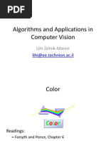 Algorithms and Applications in Computer Vision: Lihi Zelnik-Manor