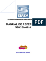 Manual de Refer en CIA SDK UF300 - BioMini