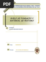 Suelo de Fundación y Material de Prestamo