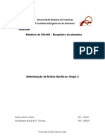 Relatório 2 Bioquímica - FINAL