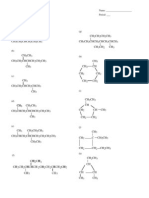 Practice Naming Hydrocarbons