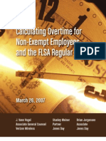 Calculating Overtime For Non-Exempt Employees and The Flsa Regular Rate