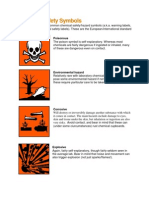 Chemical Safety Symbols