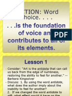 DICTION Voice Lesson