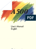 Amiga 500 User's Manual