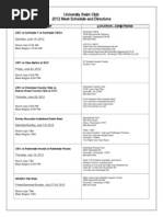 Usc Meet Directions 2012