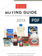 Buying Guide: For Supermarket Ingredients