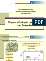 Aula 2 - Origem e Evolução Das Plantas Com Sementes