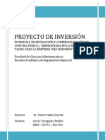 Potencial de Extracción y Comercialización de Corvina Fresca en La Región Tacna para La Empresa Ojo Redondo S.A.