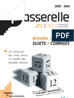 Annales Passerelle Esc 2005