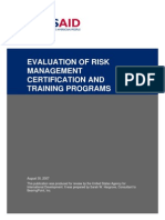 Risk Management Certification