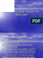 Exercise For Good Posture Presentation