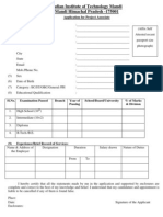 Application Form