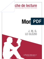 Fiche de Lecture Mondo Le Clézio