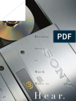 Sony Super Audio CD (SACD) Promo Brochure