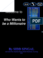 Welcome To Who Wants To: Be A Millionaire