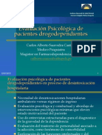 Evaluación Psicológica de Pacientes Drogodependientes - Oct2011