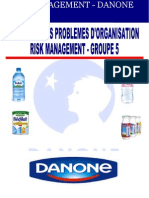 Danone - Risk Management - Groupe 5 - FINAL