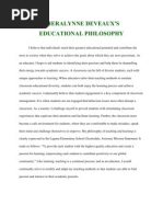 Philosophy of Education