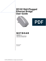 XE102 Wall-Plugged Ethernet Bridge User Guide: Netgear, Inc