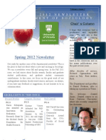 Spring Newsletter 2012