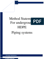 Underground HDPE