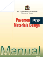 Tanzania Pavement and Materials Design Manual 1999 Chapter 1