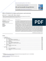 Effect of Biodiesel On Engine Performances and Emissions