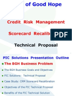 CRM Scorecard Re Calibration Methodology BGH