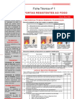 Ficha Tecnica Nº 1 Portas Resistentes Ao Fogo