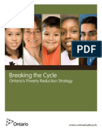 Breaking The Cycle: Ontario's Poverty Reduction Strategy