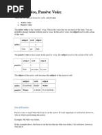 Active Voice, Passive Voice: Subject Verb Object