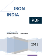 Carbon India: Social Venture Plan