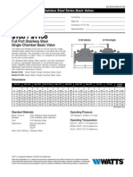 Full Port Stainless Steel Single Chamber Basic Valve