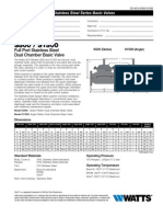 Full Port Stainless Steel Dual Chamber Basic Valve