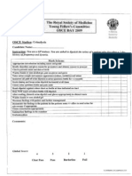 RSOM Mark Schemes